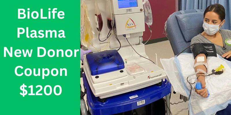 BioLife Plasma New Donor Coupon 1200