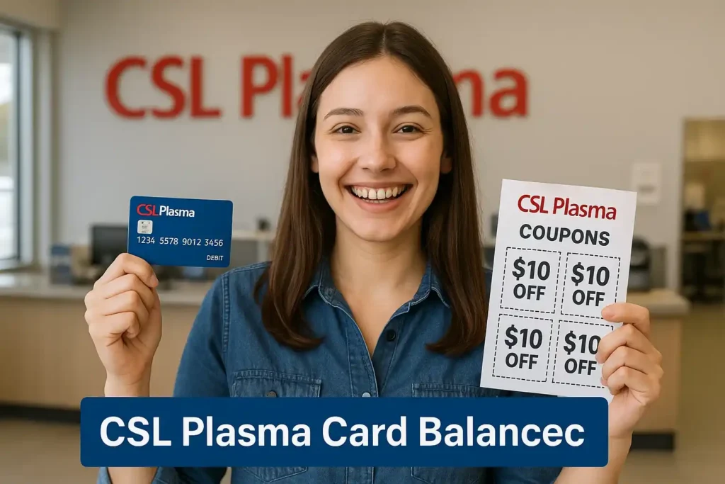 CSL Plasma Card Balance Check & Coupons