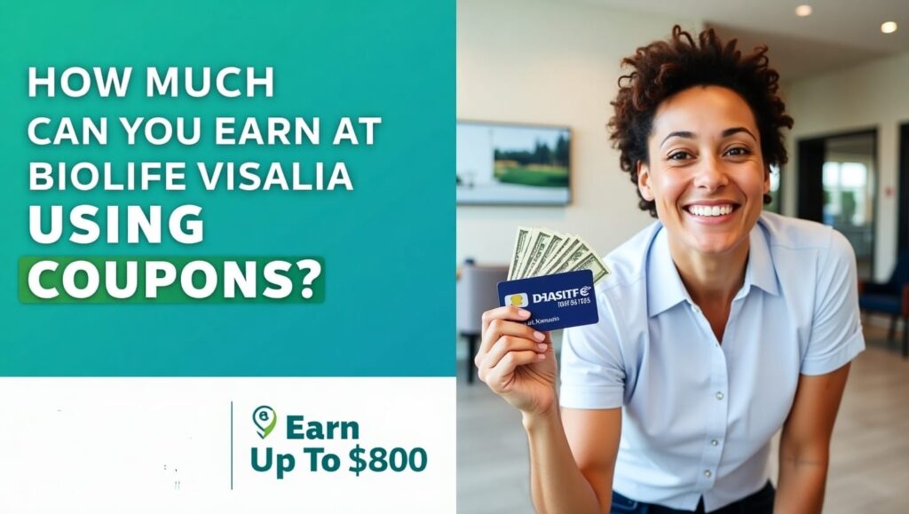 BioLife Visalia Using Coupons